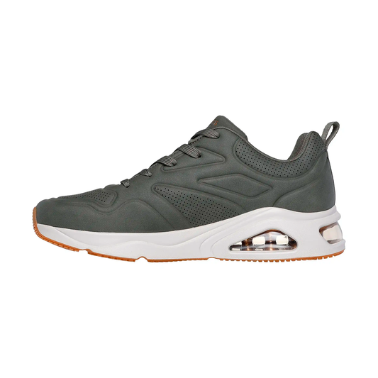 TENIS SKECHERS TRES-AIR UNO PARA CABALLERO COLOR OLIVO