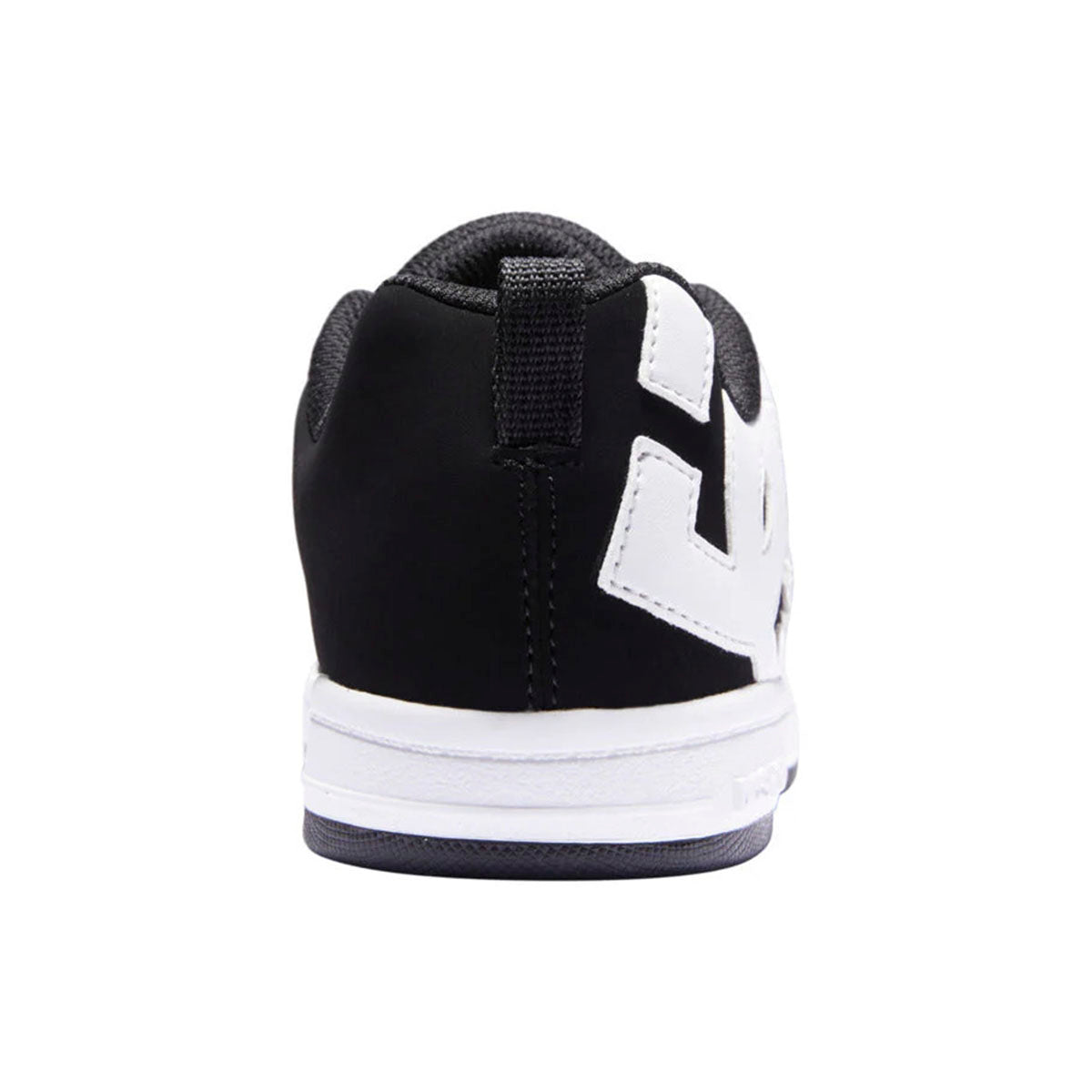 TENIS DC SHOES COURT GRAFFIK PARA NIÑO COLOR NEGRO BLANCO