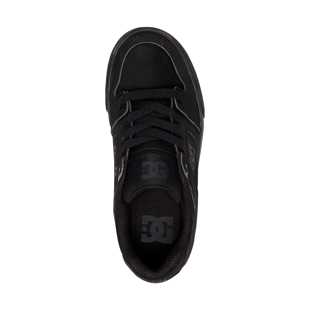 TENIS DC SHOES PURE JUVENIL COLOR NEGRO MONOCROMO
