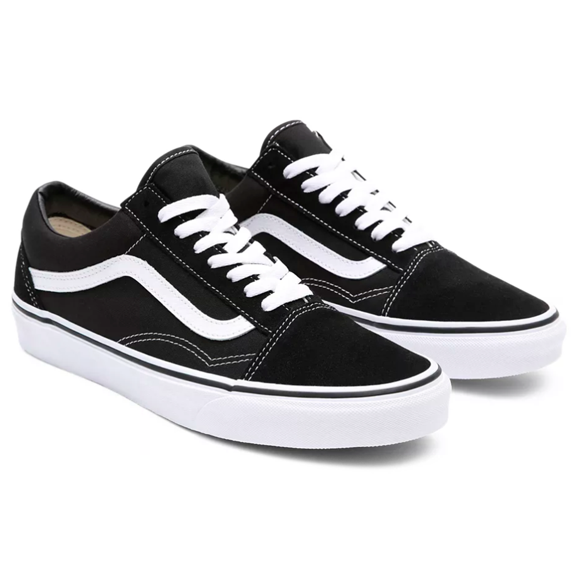 TENIS VANS OLD SKOOL UNISEX COLOR NEGRO BLANCO