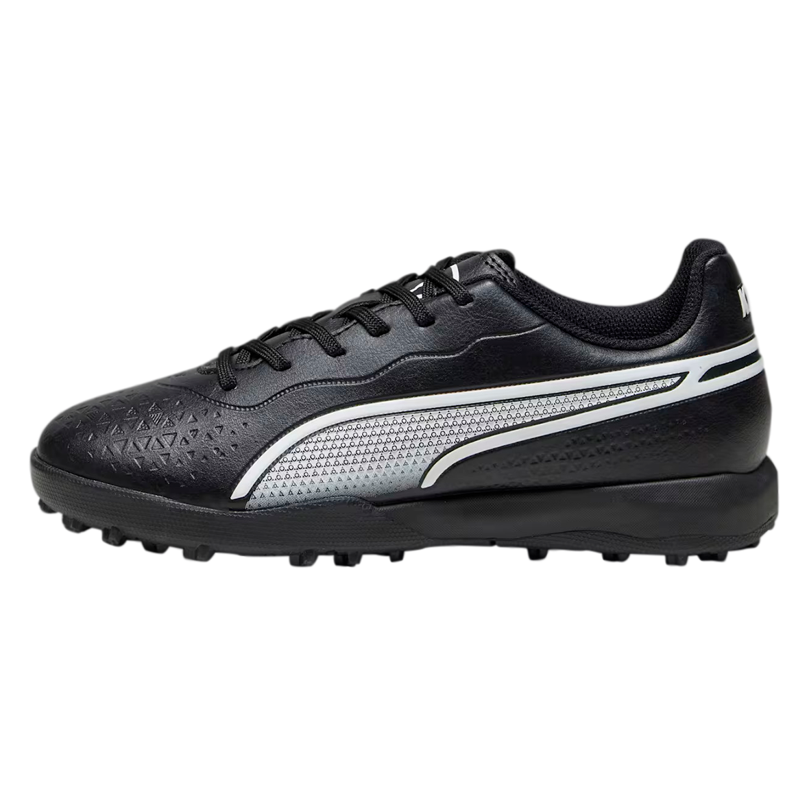 TENIS PUMA KING MATCH JUVENIL COLOR NEGRO BLANCO