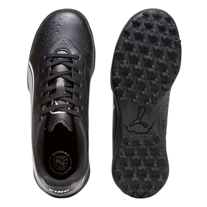 TENIS PUMA KING MATCH JUVENIL COLOR NEGRO BLANCO