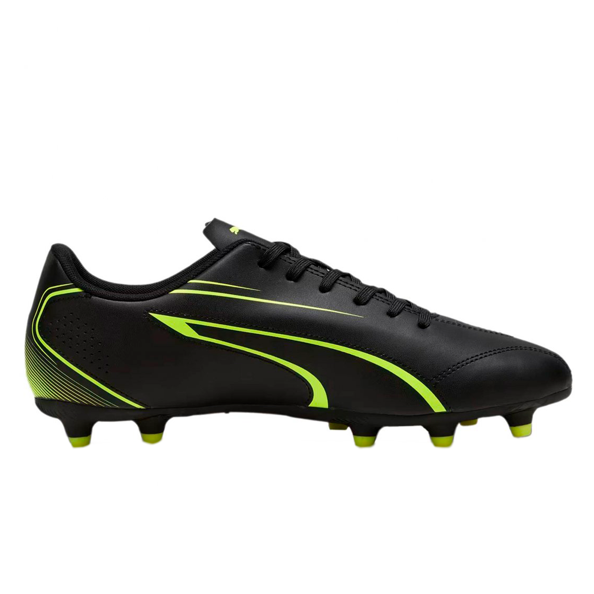 TENIS PUMA VITORIA FG PARA CABALLERO COLOR NEGRO AMARILLO