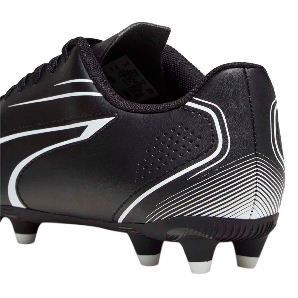 PUMA VITORIA FG JUVENIL COLOR NEGRO BLANCO