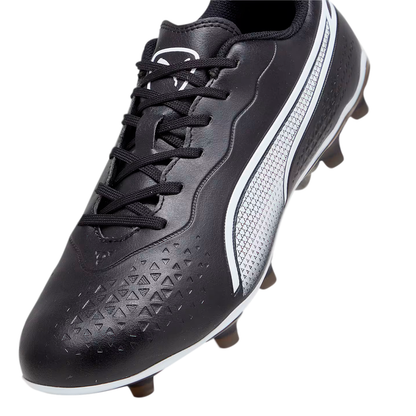 TENIS PUMA KING MATCH FG PARA CABALLERO COLOR NEGRO BLANCO