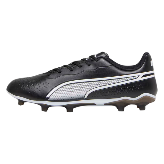 TENIS PUMA KING MATCH FG PARA CABALLERO COLOR NEGRO BLANCO