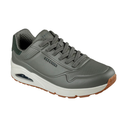 TENIS SKECHERS UNO-TAILORED AIR PARA CABALLERO COLOR OLIVO