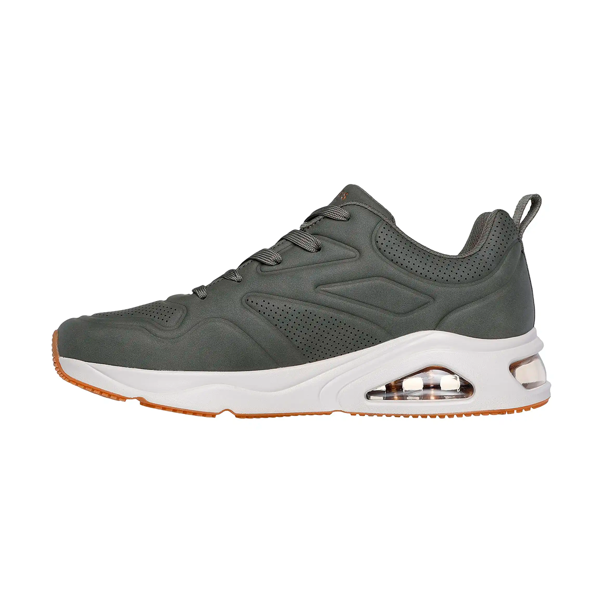 TENIS SKECHERS TRES-AIR UNO PARA CABALLERO COLOR OLIVO