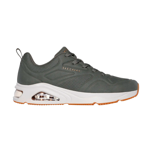 TENIS SKECHERS TRES-AIR UNO PARA CABALLERO COLOR OLIVO