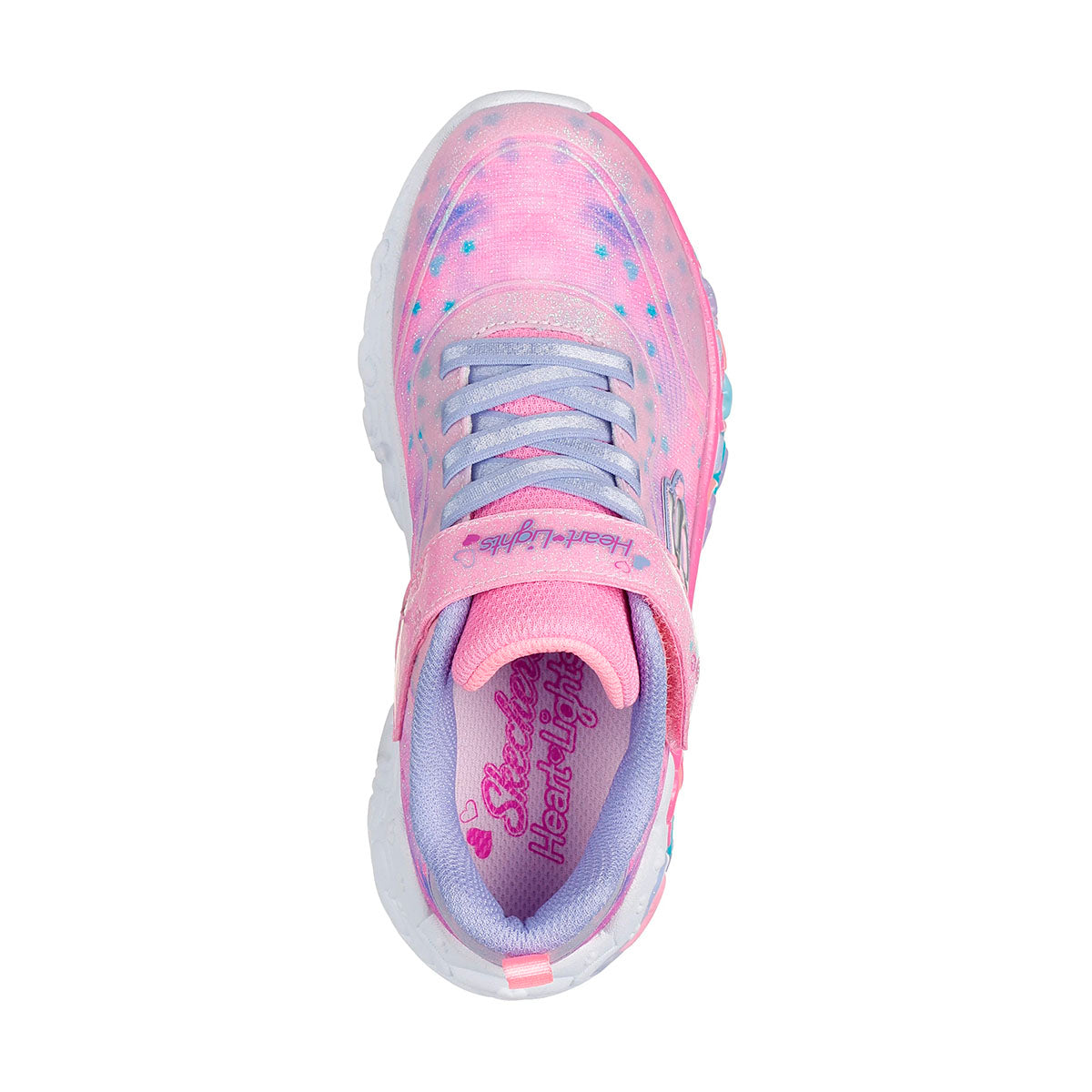 TENIS SKECHERS S-LIGHTS ETERNAL PARA NIÑA COLOR ROSA LILA