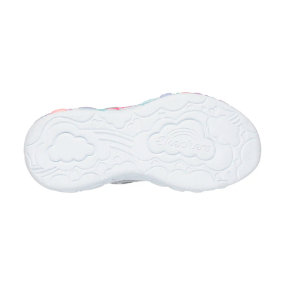 TENIS SKECHERS S-LIGHTS PARA NIÑA COLOR PLATA