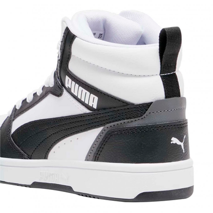 PUMA REBOUND V6 JUVENIL COLOR NEGRO BLANCO