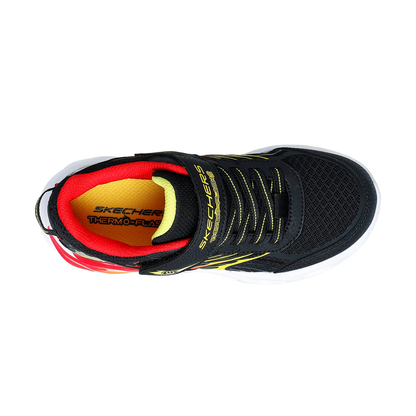 TENIS SKECHERS S-LIGHTS TERMO FLASH PARA NIÑO COLOR NEGRO