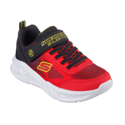 TENIS SKECHERS S-LIGHTS METEOR PARA NIÑO COLOR ROJO
