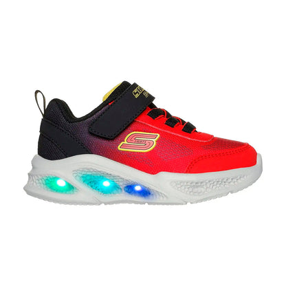 TENIS SKECHERS METEOR LIGHTS INFANTIL COLOR ROJO