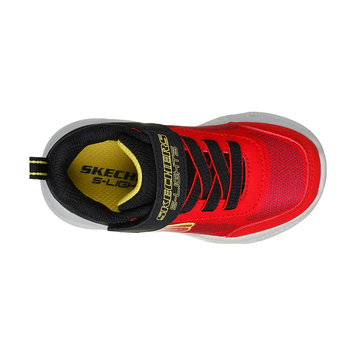 TENIS SKECHERS METEOR LIGHTS INFANTIL COLOR ROJO