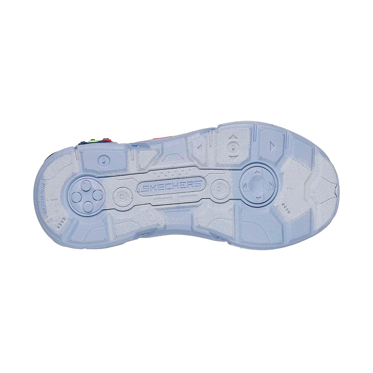 TENIS SKECHERS GAMETRONIX 2.0 INFANTIL COLOR AZUL MARINO