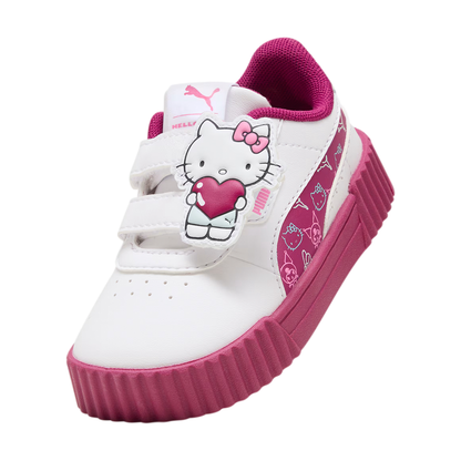 TENIS PUMA CARINA 3.0 HELLO KITTY INFANTIL COLOR BLANCO