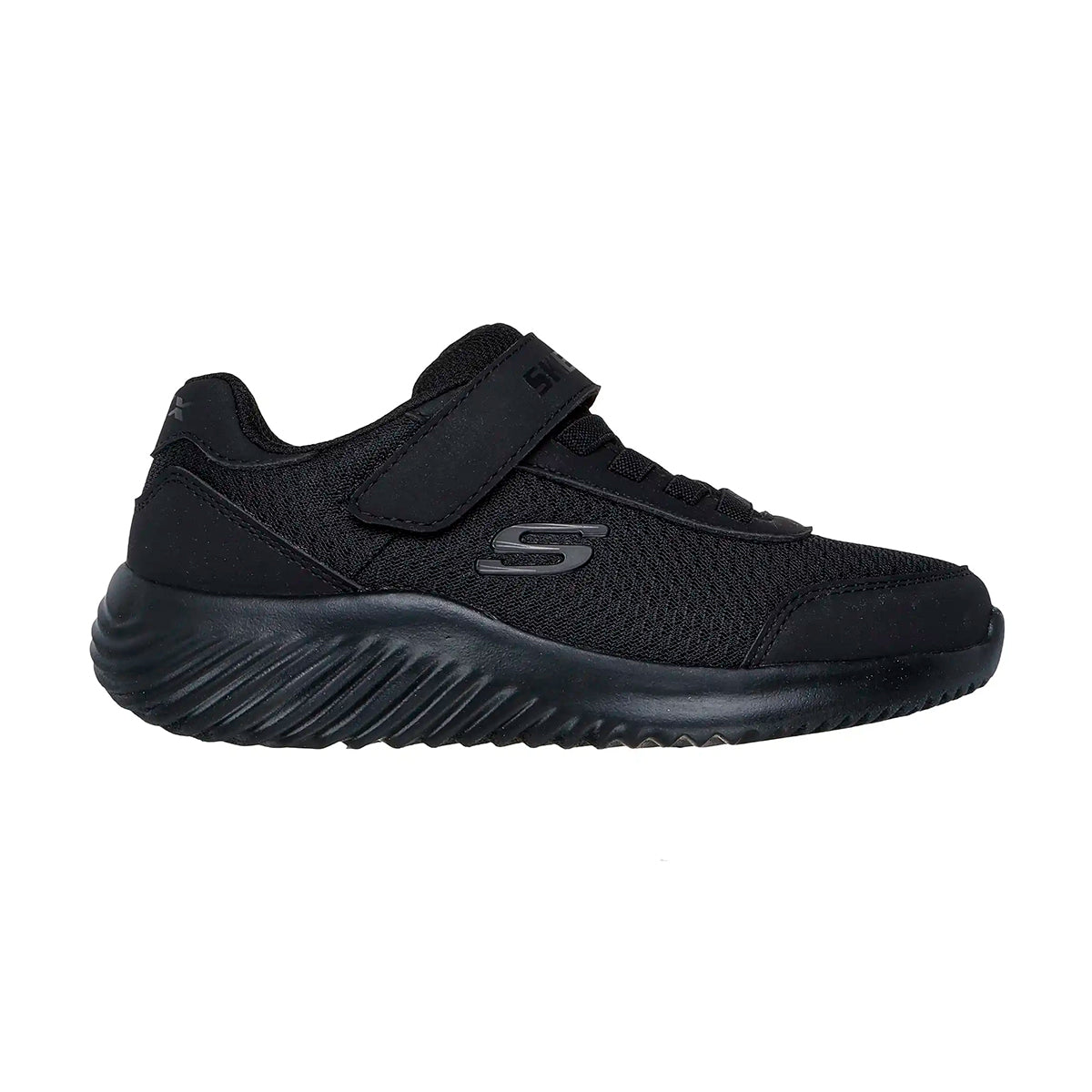 TENIS SKECHERS BOUNDES TREKZIK PARA NIÑO COLOR NEGRO