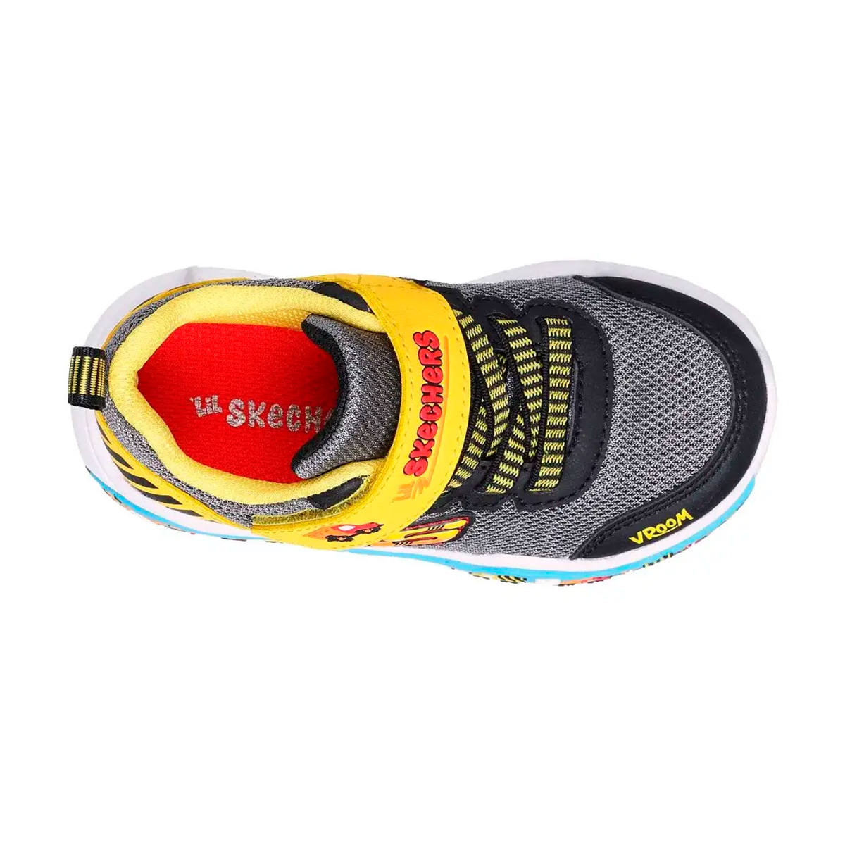 TENIS SKECHERS PLAY SCENE INFANTIL COLOR GRIS