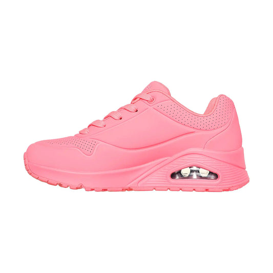 TENIS SKECHERS THE UNO PARA DAMA COLOR CORAL