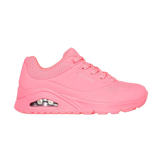 TENIS SKECHERS THE UNO PARA DAMA COLOR CORAL