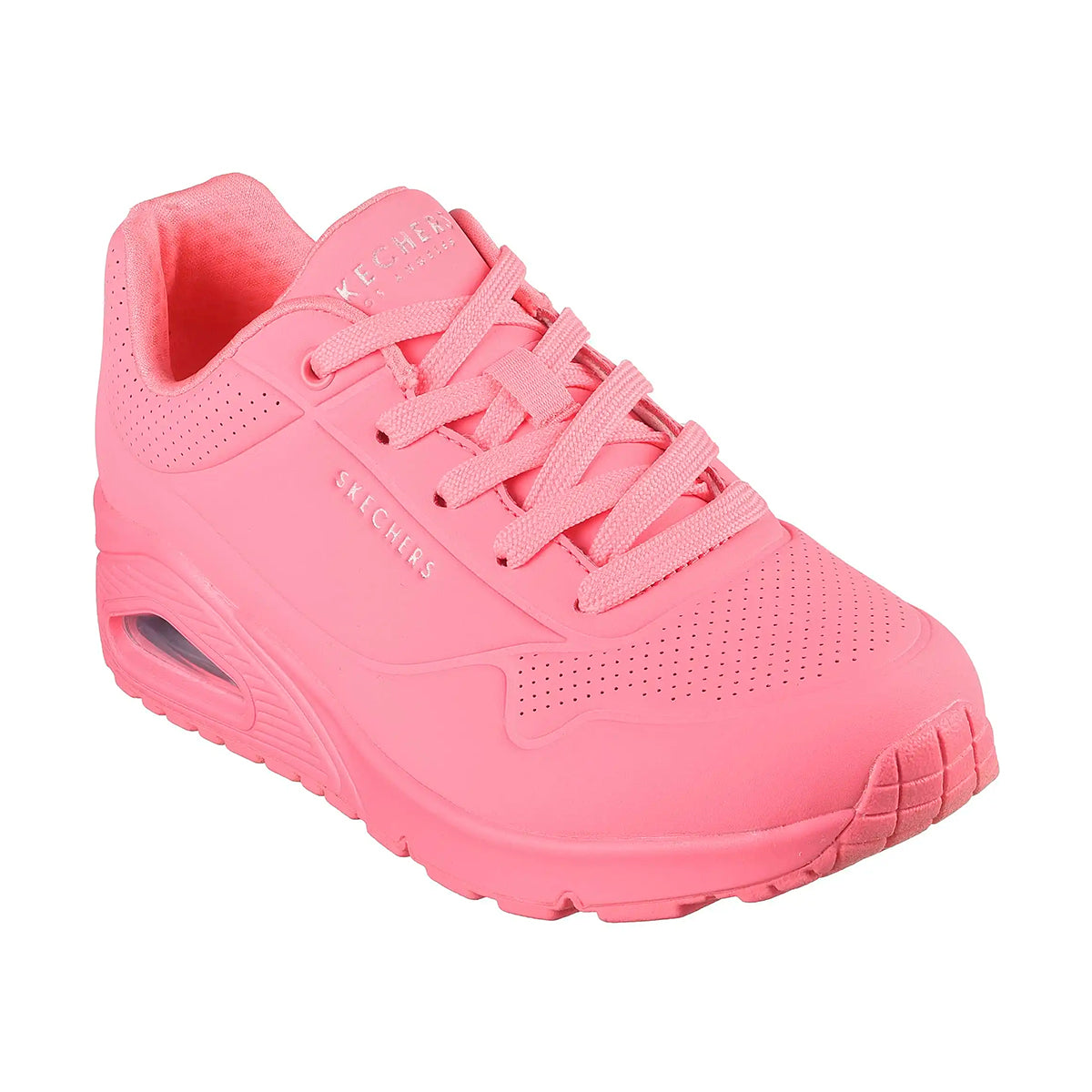 TENIS SKECHERS THE UNO PARA DAMA COLOR CORAL