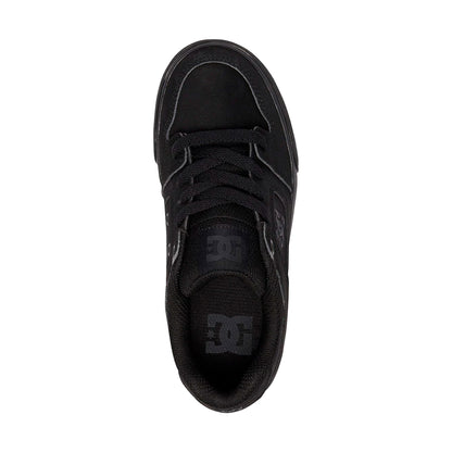 TENIS DC SHOES PURE JUVENIL COLOR NEGRO MONOCROMO