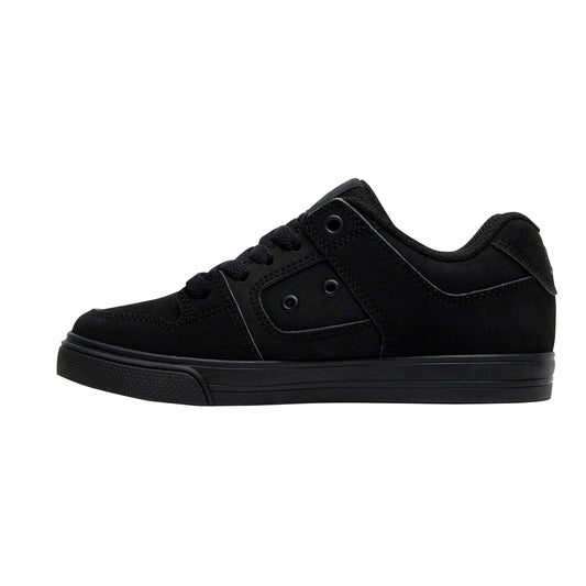 TENIS DC SHOES PURE JUVENIL COLOR NEGRO MONOCROMO