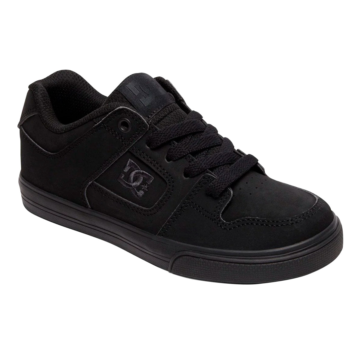TENIS DC SHOES PURE JUVENIL COLOR NEGRO MONOCROMO