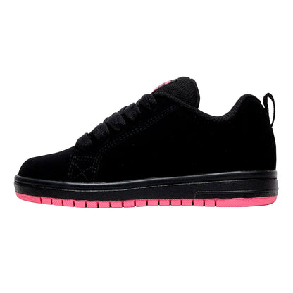 TENIS DC SHOES COURT GRAFFIK PARA NIÑA COLOR NEGRO