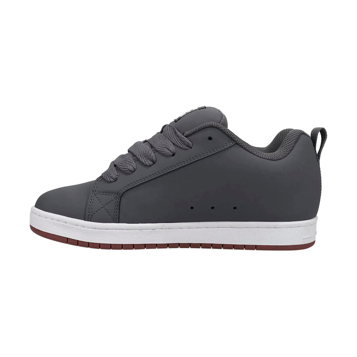 TENIS DC SHOES COURT GRAFFIK PARA CABALLERO COLOR GRIS BLANCO