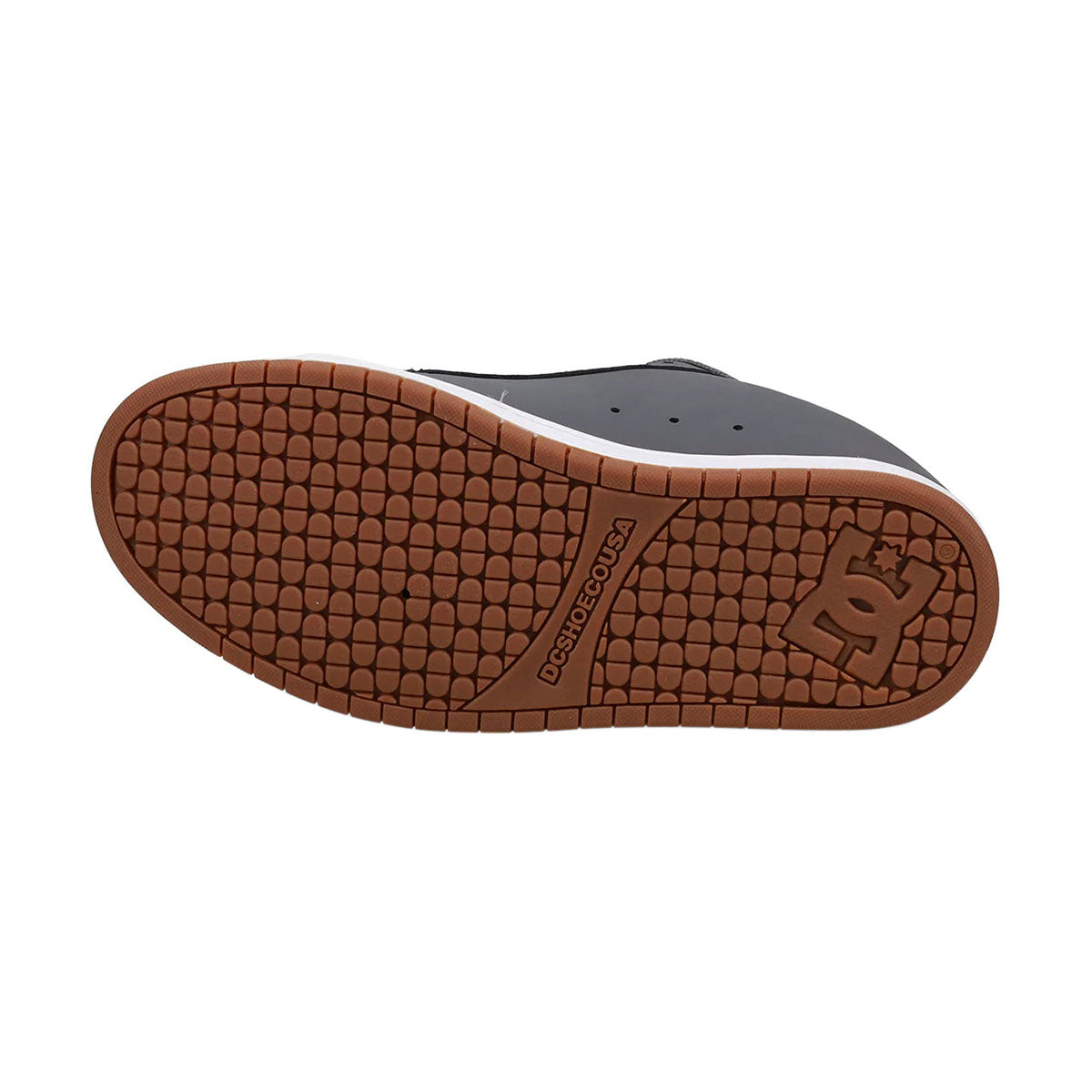 TENIS DC SHOES COURT GRAFFIK PARA CABALLERO COLOR GRIS BLANCO