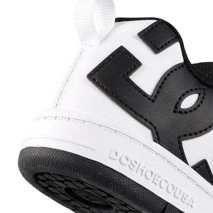 TENIS DC SHOES COURT GRAFFIK PARA NIÑO COLOR BLANCO