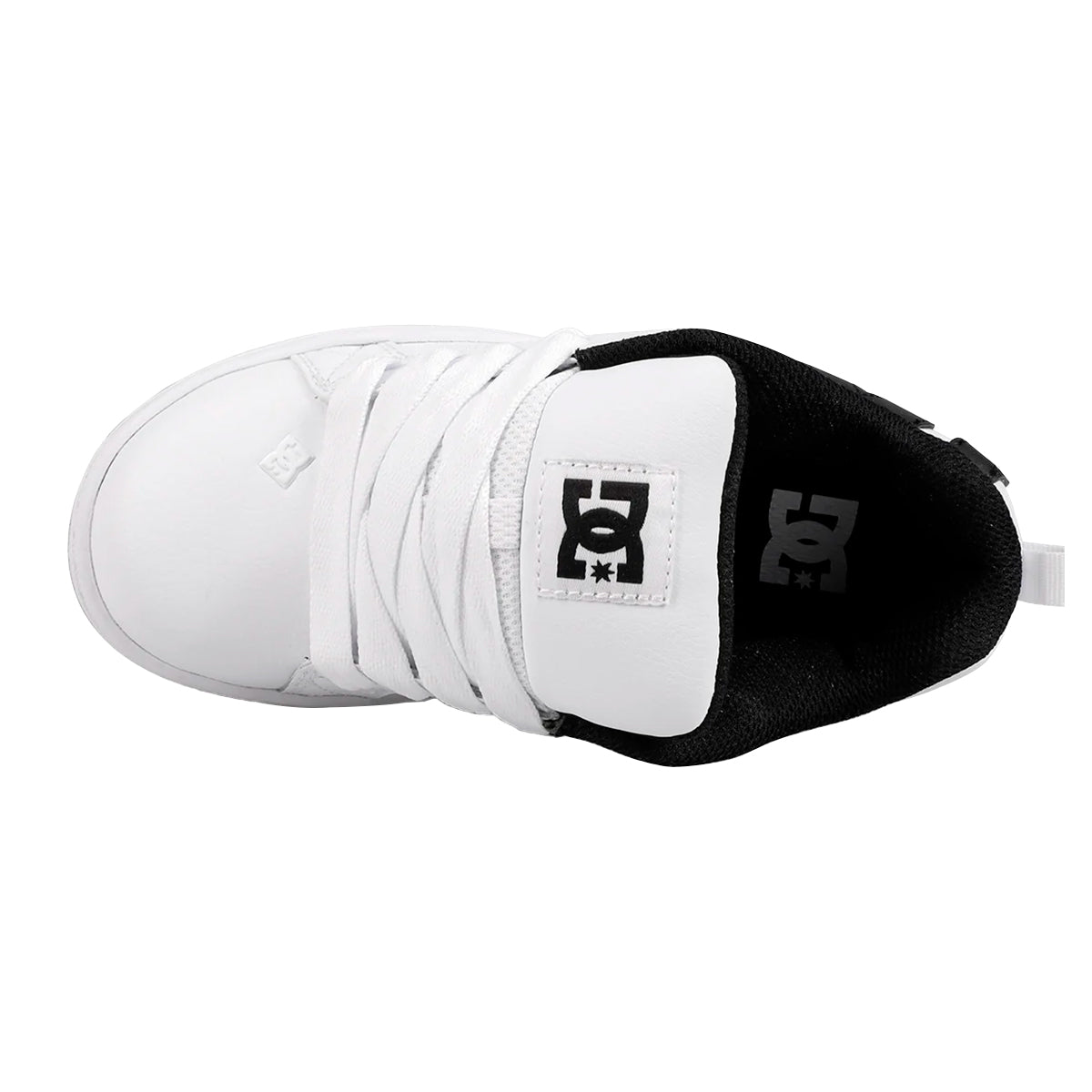 TENIS DC SHOES COURT GRAFFIK PARA NIÑO COLOR BLANCO