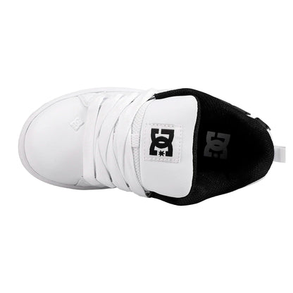 TENIS DC SHOES COURT GRAFFIK PARA NIÑO COLOR BLANCO