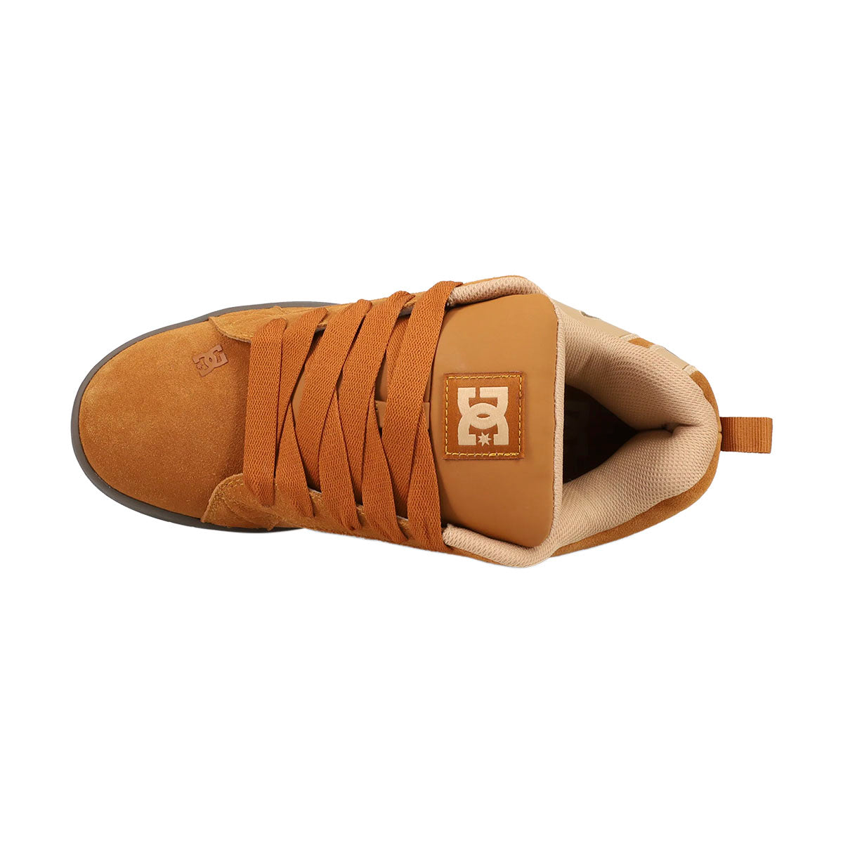 TENIS DC SHOES COURT GRAFFIK SE PARA CABALLERO COLOR MOSTAZA