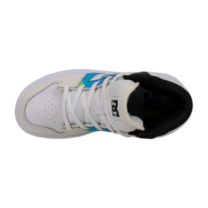 TENIS DC SHOES MANTECA 4 HI JUVENIL COLOR BLANCO