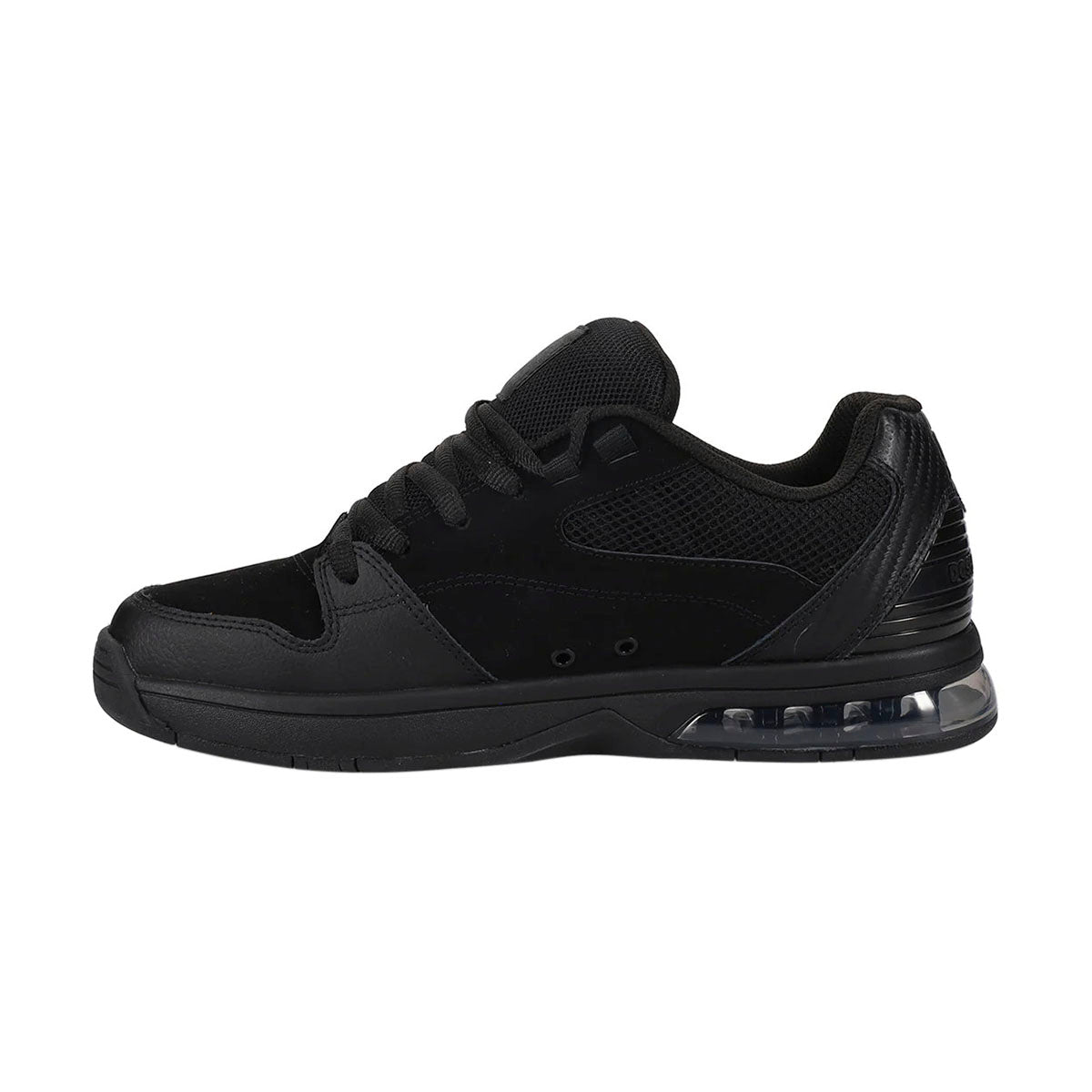 TENIS DC SHOES VERSATILE PARA CABALLERO COLOR NEGRO MONOCROMO