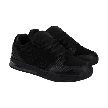 TENIS DC SHOES VERSATILE PARA CABALLERO COLOR NEGRO MONOCROMO