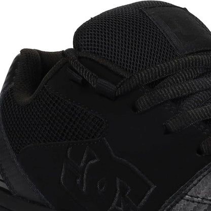 TENIS DC SHOES VERSATILE PARA CABALLERO COLOR NEGRO MONOCROMO