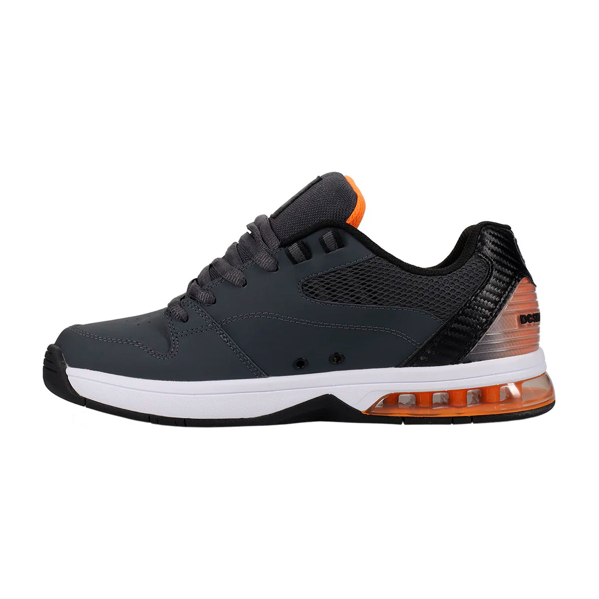 TENIS DC SHOES VERSATILE PARA CABALLER COLOR GRIS