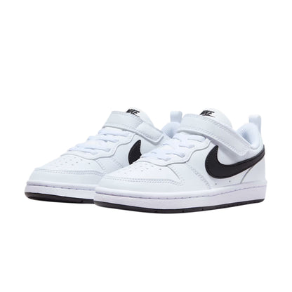 TENIS NIKE COURT COTOUGH PARA NIÑO COLOR BLANCO NEGRO
