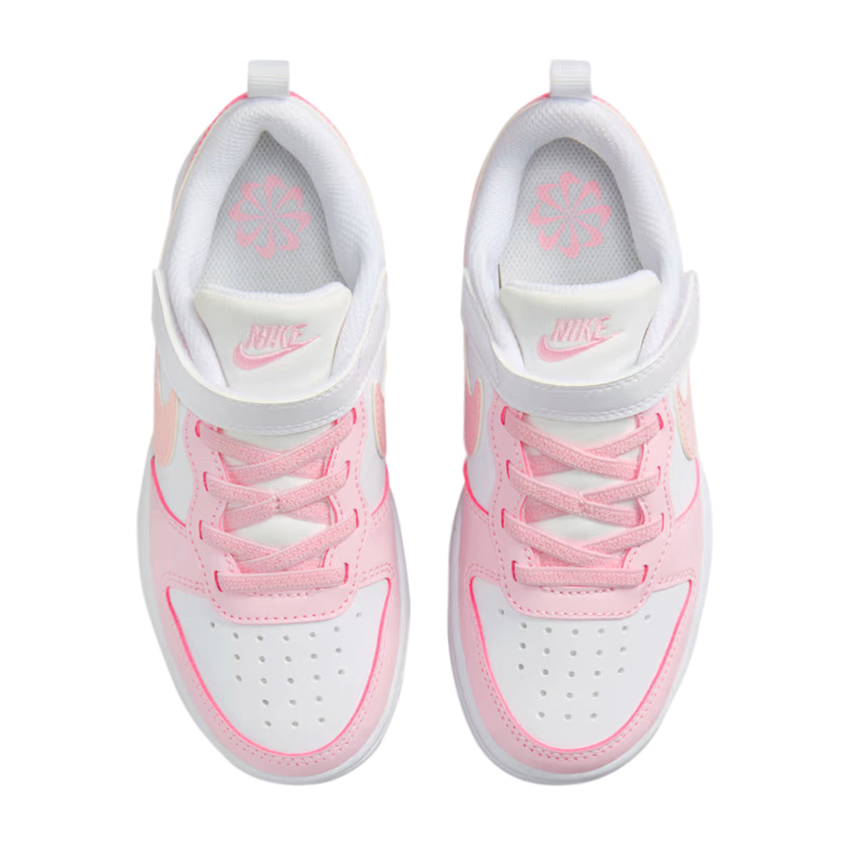 TENIS NIKE COURT BOROUGH PARA NIÑA COLOR BLANCO ROSA