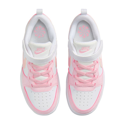 TENIS NIKE COURT BOROUGH PARA NIÑA COLOR BLANCO ROSA