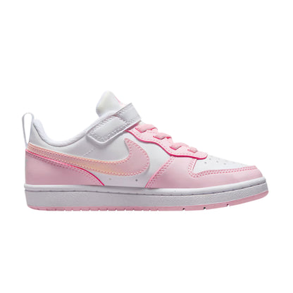 TENIS NIKE COURT BOROUGH PARA NIÑA COLOR BLANCO ROSA