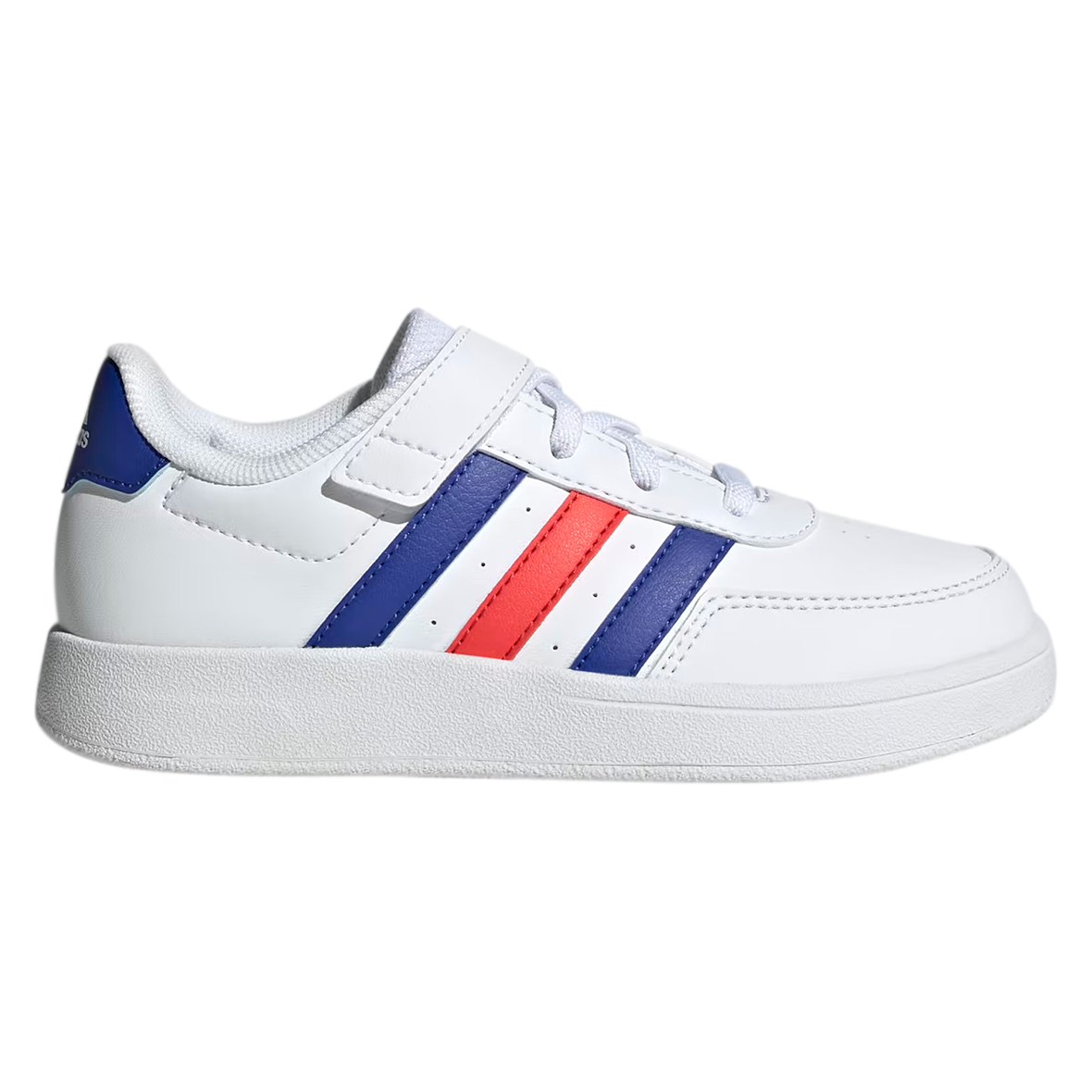 TENIS ADIDAS BREAKNET 2.0 PARA NIÑO COLOR BLANCO AZUL ROJO