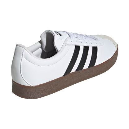 TENIS ADIDAS VL COURT BASE PARA CABALLERO COLOR BLANCO NEGRO