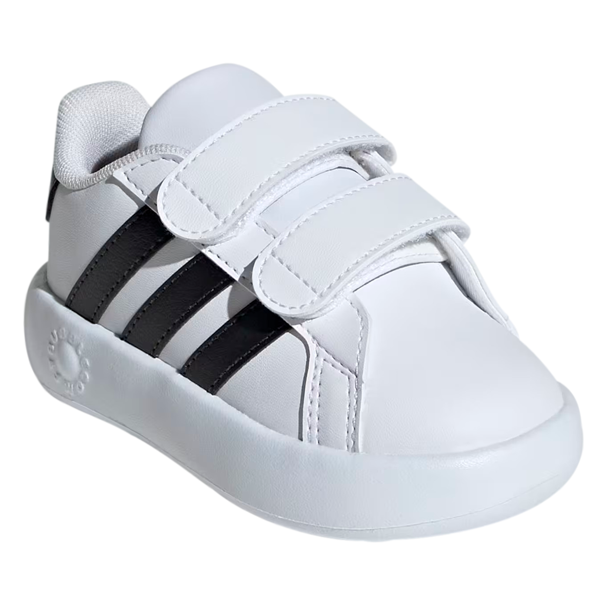 TENIS ADIDAS GRAND COURT INFANTIL COLOR BLANCO NEGRO
