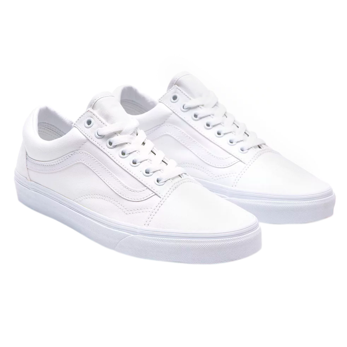TENIS VANS OLD SKOOL PARA DAMA COLOR BLANCO